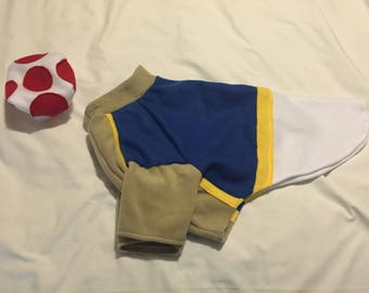 Toad from Super Mario Pet Dog costumes sizes XS to XL