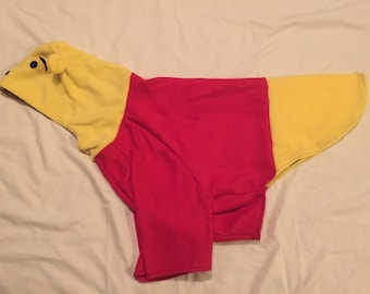 Pooh Bear Dog Costume sizes XS to XL