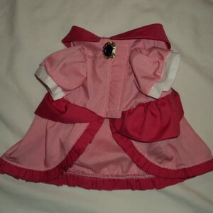 Princess Peach Pet Costume from Super Mario Brothers in XS to XL image 5