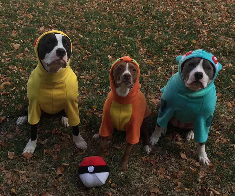 Pikachu from Pokemon Pet Dog costumes sizes XS to XL image 3