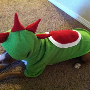 Yoshi from Super Mario Brothers Pet costume XS to XL