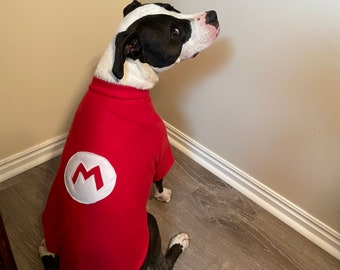 Super Mario Shirt for Dogs sizes XS to XL