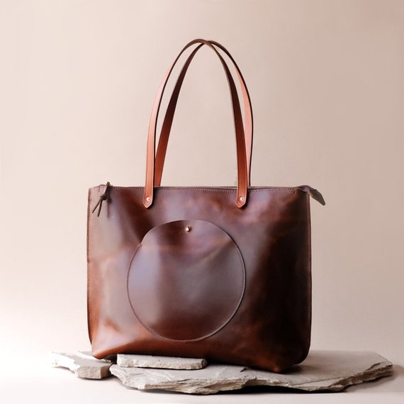 modern leather laptop bag