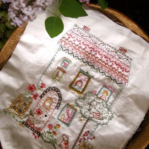 barney park stitching sampler