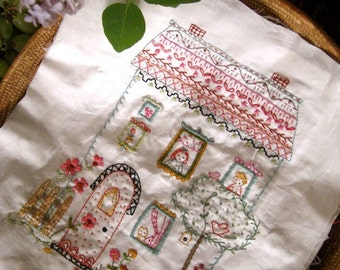 barney park stitching sampler