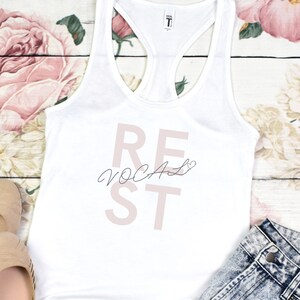 Musical Theater Shirt, Vocal Rest Tanktop, Musical Theatre Gift,  Broadway Shirt, Theatre Gifts, Musical Gifts, Theater Shirt