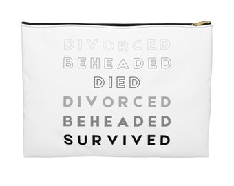 Seis neceseres para maquillaje y accesorios de teatro musical, bolsa de teatro, regalo de teatro musical, regalo de Broadway, relleno para calcetines navideños de teatro