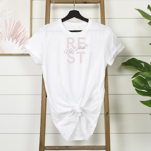 Vocal Rest White Tshirt | Musical Theater | Vocalist