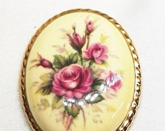 Vintage: Brooch, vintage, Aynsley, England