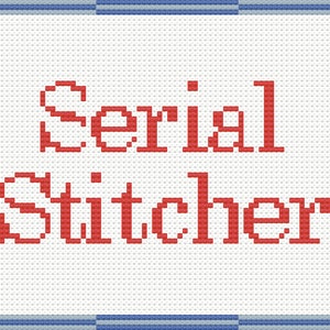 Serial Stitcher Needlepoint Chart