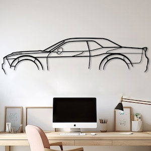 Amerian Muscle Car Decor Wall Art, Muscle Car Garage Decor, Car Guy Gift, Man Cave Car Decor, Car Enthusiast Gift,Sport Auto Wall Decor