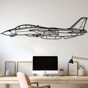US Navy Aircraft Wall Art, Metal Attack Aircraft Decor, Naval Fighter Jet Wall Decor, Navy Pilot Gift,Navy Aircraft Gift Idea,Combat Plane
