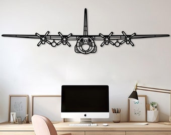 American Extra Large Aircraft Military Plane,Military Transport Aircraft,Air Force Aircraft Pilot Lover Gift,Large Aircraft Metal Wall Decor