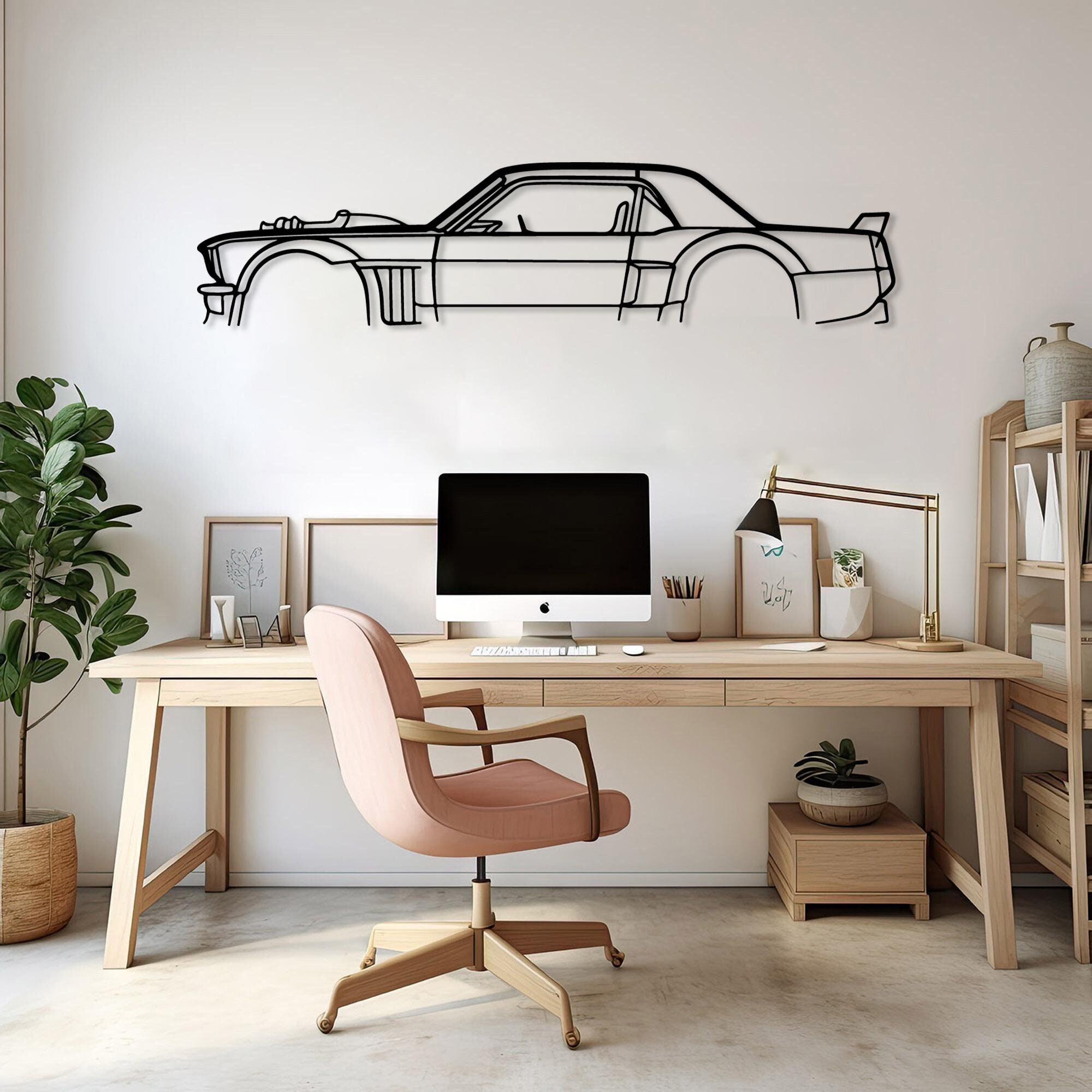 Metal Muscle Car Decor Wall Art, Iconic Car Art, Classic Legend Muscle Car Decor, Muscle Car Lover Gift, Man Cave Decor, Car Racer Gift