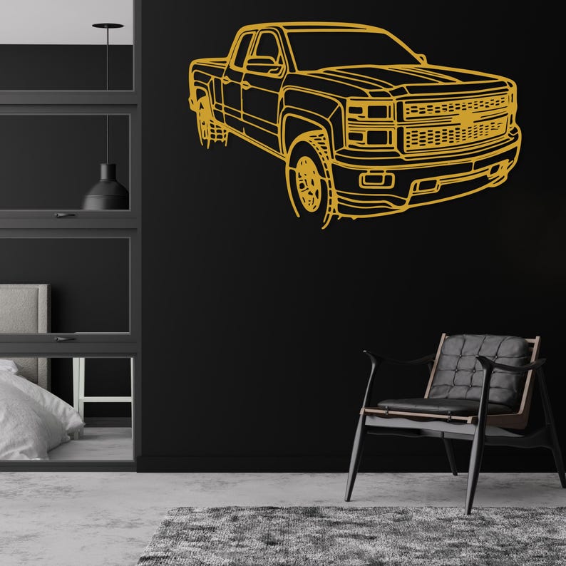 Precision-cut custom car metal artwork for car enthusiasts