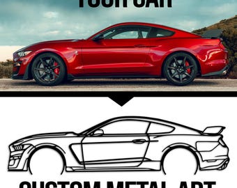 Aangepaste auto metalen muurkunst, je eigen gepersonaliseerde auto, autoliefhebbers cadeau voor mannen, autogarage muurdecoratie, je auto sculptuur cadeau, auto zeer fijne tekeningen