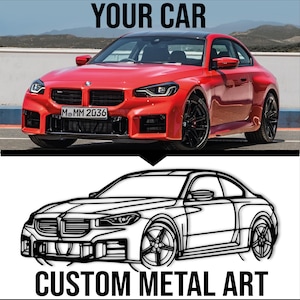 Unique car enthusiast gift with custom vehicle design