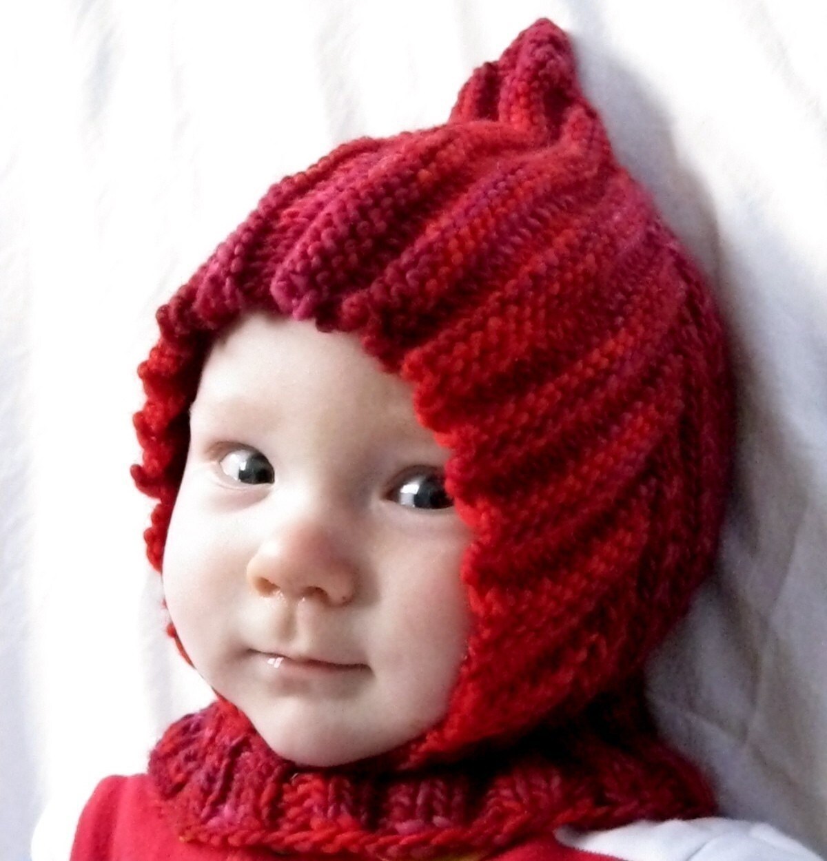 Knit Baby Balaclava Hoodie Hat  Waldorf inspired wool Etsy