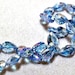 Blue Tears- faceted crystal beads