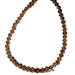 Chocolate Diamonds- crystal bicone beads