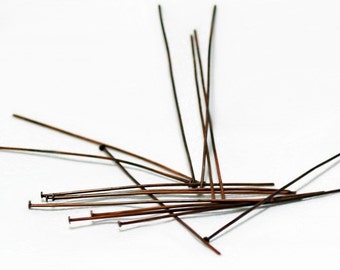 Copper Headpins- jewelry findings