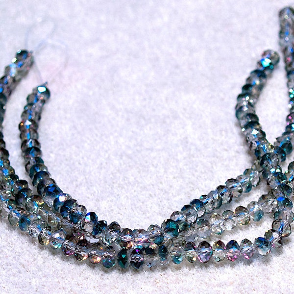 Chameleon Blue- crystal beads