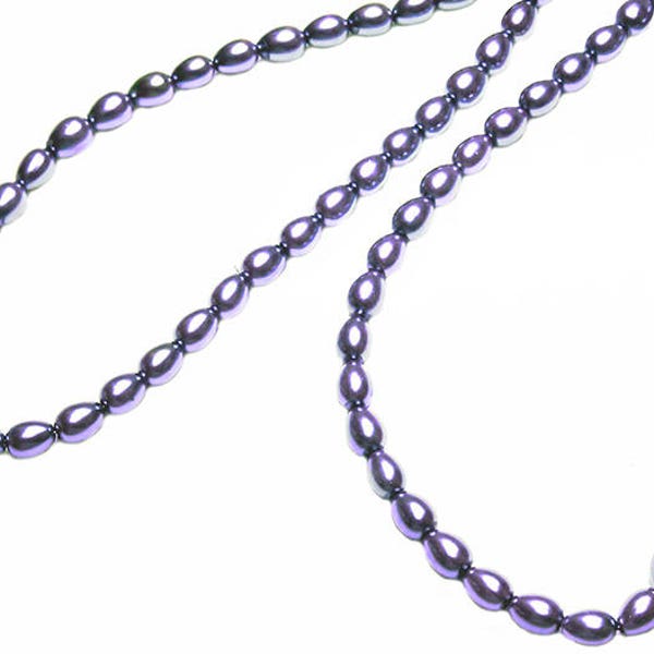 Purple Rain- glass beads- glass pearls- lavender pearls- teardrop pearl beads- designer beads-jewelry supplies-beading supplies-purple beads