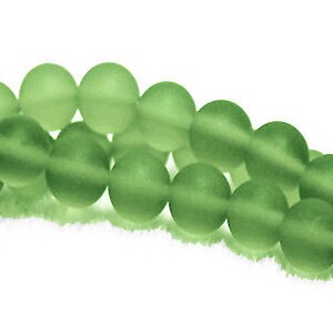 Spring is in the Air III- recycled sea glass beads