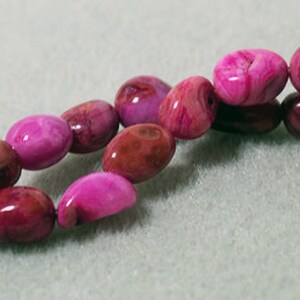 Ruby Crazy Lace Agate- gemstone beads- semiprecious stone beads- beading supplies- jewelry supplies- designer beads- gemstone pebbles