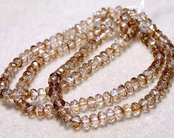 Celsian- faceted crystal beads