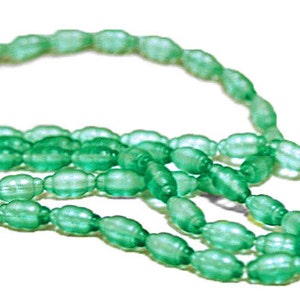 Double Mint- vintage glass beads