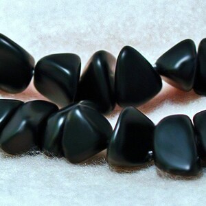 Lava Rocks recycled sea glass beads image 2