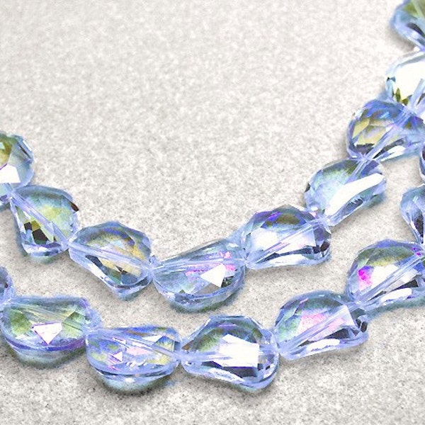 Crystal Moon- faceted crystal beads
