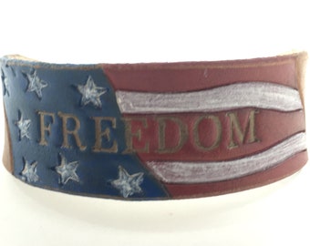 American Flag Cuff - Freedom Braclet