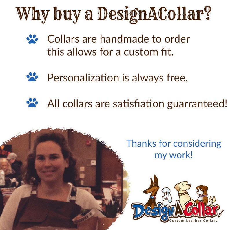 Goat Collar Custom Made to Order, Personalize it for your Goat or Club image 9