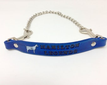personalized goat collars