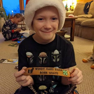 4-H Goat Collar Custom Made to Order | Personalize it for your Goat or Club image 10