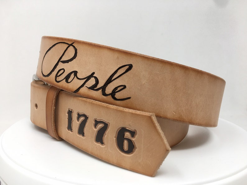 Belt We the people Custom Leather belt image 4