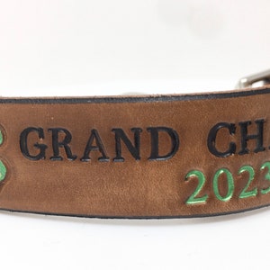 4-H Goat Collar Custom Made to Order | Personalize it for your Goat or Club image 4