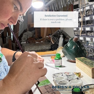 4-H Goat Collar Custom Made to Order | Personalize it for your Goat or Club image 9