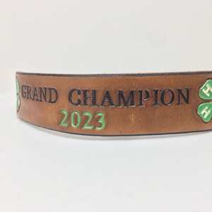 4-H Goat Collar Custom Made to Order, Personalize it for your Goat or Club image 9