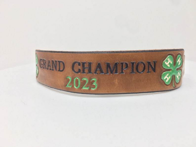 4-H Goat Collar Custom Made to Order, Personalize it for your Goat or Club image 9