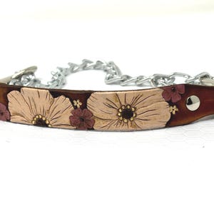 Collier fleuri fait sur commande, personnalisez-le pour votre chèvre ou votre club