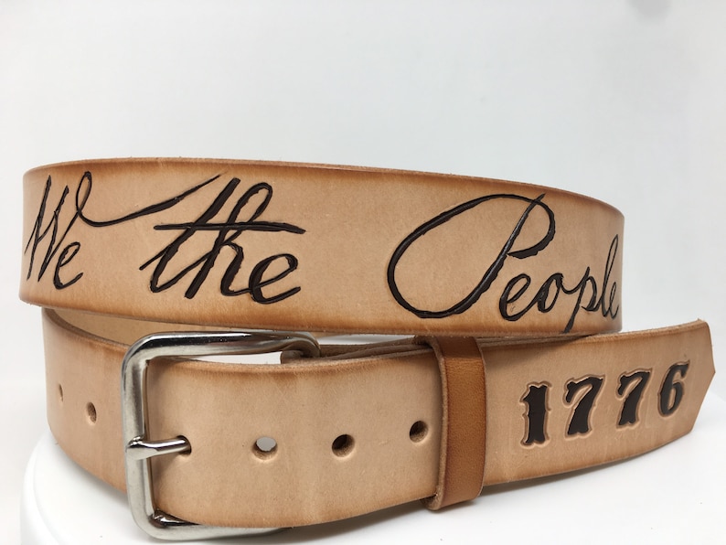 Belt We the people Custom Leather belt image 1