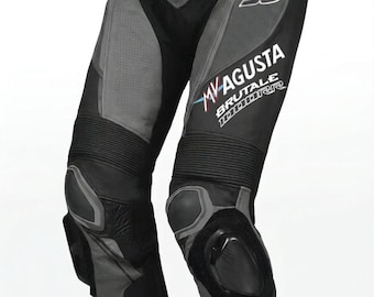 Mv agusta Black grey Protection Pant, Racing Pant