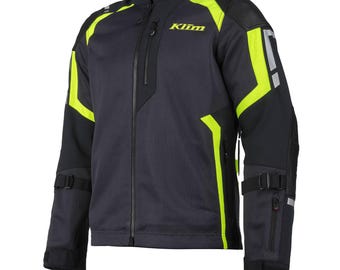 KLIM Induction Pro Motorcycle Jacket, Black Fluorescent Adventure Touring Garment