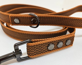 Rubberized leash | Dog leash with hand loop | Simple city leash | Training leash