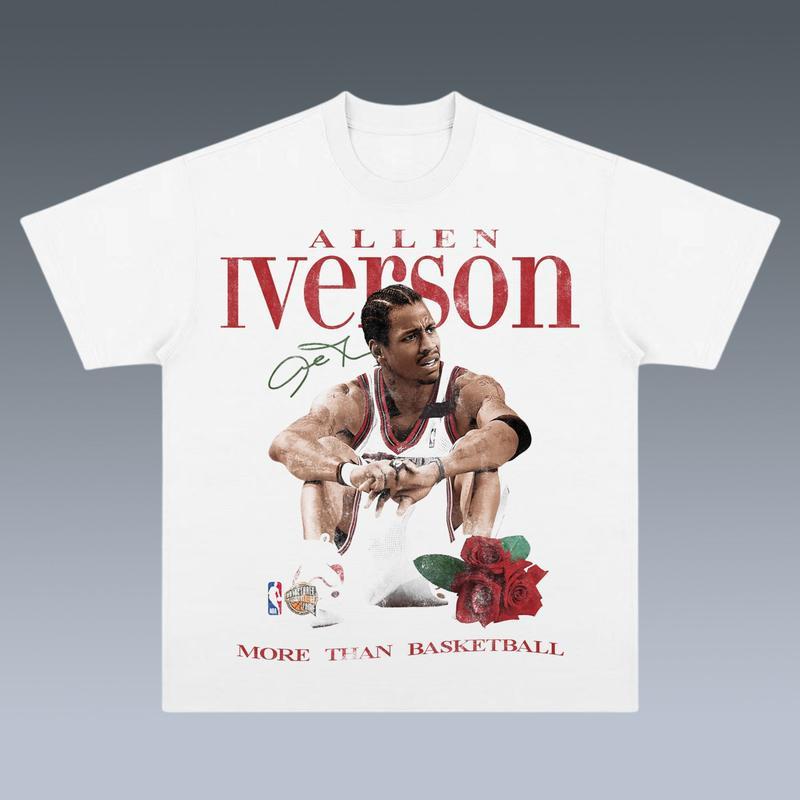 Allen Iverson Graphic Tee - Etsy