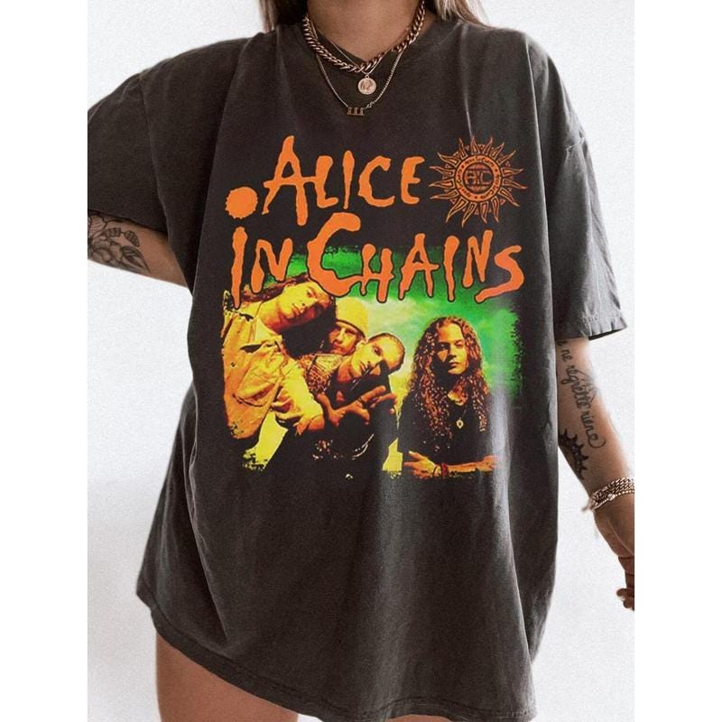 Vintage Alice in Chains Shirt - Etsy Vintage Alice in Chains Shirt - Etsy
