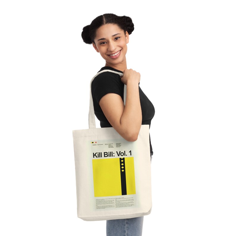 Borsa tote KILL BILL 100% RICICLATA immagine 6